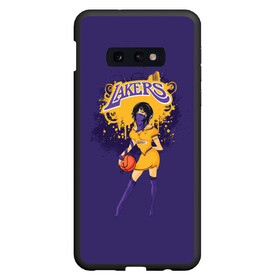 Чехол для Samsung S10E с принтом Lakers , Силикон | Область печати: задняя сторона чехла, без боковых панелей | basketball | cheerleader | girl | lakers | nba | street