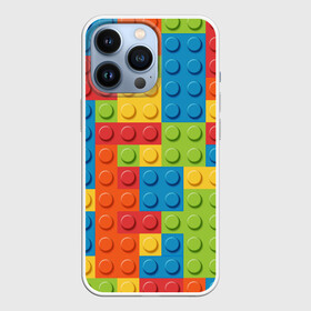 Чехол для iPhone 13 Pro с принтом Лего ,  |  | Тематика изображения на принте: lego | tetris | детальки | лего | разноцветные