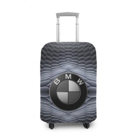 Чехол для чемодана 3D с принтом BMW шестигранный фон , 86% полиэфир, 14% спандекс | двустороннее нанесение принта, прорези для ручек и колес | bmw | авто | автомобиль | блатная | бмв | бумер | бэха | геометрия | иномарка | концерн | красивая | марка немецкая | машина | прикольная | пузыри | расцветка | солдат | тачила | форм | шестигранники