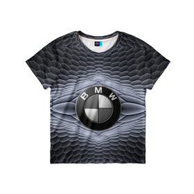 Детская футболка 3D с принтом BMW шестигранный фон , 100% гипоаллергенный полиэфир | прямой крой, круглый вырез горловины, длина до линии бедер, чуть спущенное плечо, ткань немного тянется | bmw | авто | автомобиль | блатная | бмв | бумер | бэха | геометрия | иномарка | концерн | красивая | марка немецкая | машина | прикольная | пузыри | расцветка | солдат | тачила | форм | шестигранники