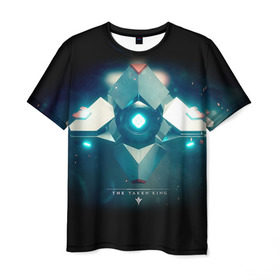 Мужская футболка 3D с принтом Destiny 4 , 100% полиэфир | прямой крой, круглый вырез горловины, длина до линии бедер | Тематика изображения на принте: destiny | дестени | дэстэни | космос