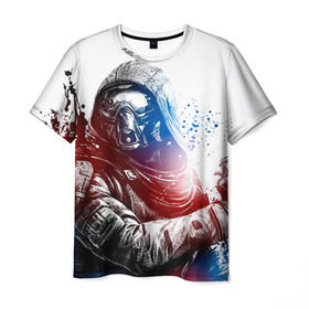 Мужская футболка 3D с принтом Destiny 5 , 100% полиэфир | прямой крой, круглый вырез горловины, длина до линии бедер | Тематика изображения на принте: destiny | дестени | дэстэни | космос