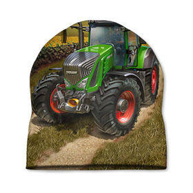 Шапка 3D с принтом Farming simulator 2 , 100% полиэстер | универсальный размер, печать по всей поверхности изделия | farming | simulator | трактор | фермер