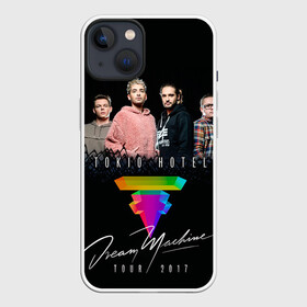 Чехол для iPhone 13 с принтом Tokio Hotel ,  |  | 2017 | dream machine | tokio hotel | билл каулитц | георг листинг | густав шефер | токийский отель | том каулиц