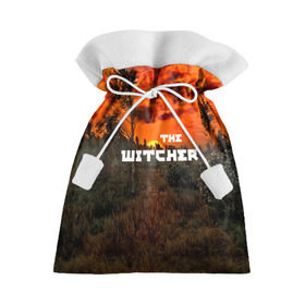 Подарочный 3D мешок с принтом Ведьмак , 100% полиэстер | Размер: 29*39 см | gwent | gwent: the witcher card game | witcher 3 | ведьмак | гвинт | геральд | огонь | пламя