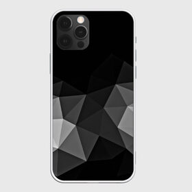Чехол для iPhone 12 Pro Max с принтом Abstract gray , Силикон |  | Тематика изображения на принте: abstraction | абстракция | геометрия | грани | изгиб | линии | полигоны | полосы | постель | розовый | сочетания | текстура | треугольники