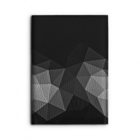 Обложка для автодокументов с принтом Abstract gray , натуральная кожа |  размер 19,9*13 см; внутри 4 больших “конверта” для документов и один маленький отдел — туда идеально встанут права | abstraction | абстракция | геометрия | грани | изгиб | линии | полигоны | полосы | постель | розовый | сочетания | текстура | треугольники