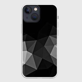 Чехол для iPhone 13 mini с принтом Abstract gray ,  |  | abstraction | абстракция | геометрия | грани | изгиб | линии | полигоны | полосы | постель | розовый | сочетания | текстура | треугольники