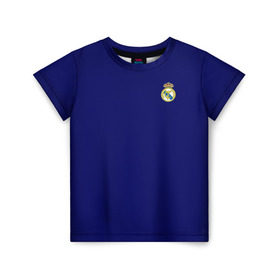 Детская футболка 3D с принтом Реал Мадрид , 100% гипоаллергенный полиэфир | прямой крой, круглый вырез горловины, длина до линии бедер, чуть спущенное плечо, ткань немного тянется | madrid | real | королевский клуб | мадрид | примера | реал | футбол | чемпионат испании