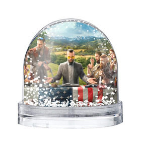 Снежный шар с принтом Far Cry 5 , Пластик | Изображение внутри шара печатается на глянцевой фотобумаге с двух сторон | Тематика изображения на принте: farcry | фар край | фаркрай