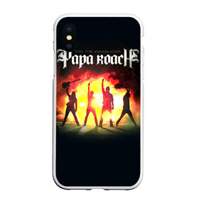 Чехол для iPhone XS Max матовый с принтом Paparoach 6 , Силикон | Область печати: задняя сторона чехла, без боковых панелей | Тематика изображения на принте: papa | papa roach | roach | альтернативный | группа | джекоби шэддикс | джерри хортон | метал | ню | нюметал | палермо | папа | папароач | папароч | роач | рок | роч | рэп | хард | хардрок | эсперанс