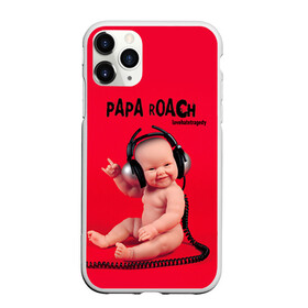 Чехол для iPhone 11 Pro Max матовый с принтом Paparoach 7 , Силикон |  | papa roach | roach | папа роач | папароач | папароч | роач | роч