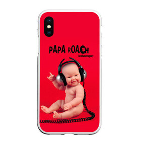 Чехол для iPhone XS Max матовый с принтом Paparoach 7 , Силикон | Область печати: задняя сторона чехла, без боковых панелей | papa roach | roach | папа роач | папароач | папароч | роач | роч