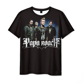 Мужская футболка 3D с принтом Paparoach 10 , 100% полиэфир | прямой крой, круглый вырез горловины, длина до линии бедер | Тематика изображения на принте: papa | papa roach | roach | альтернативный | группа | джекоби шэддикс | джерри хортон | метал | ню | нюметал | палермо | папа | папароач | папароч | роач | рок | роч | рэп | хард | хардрок | эсперанс