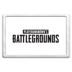 Магнит 45*70 с принтом PlayerUnknown`s Battlegrounds , Пластик | Размер: 78*52 мм; Размер печати: 70*45 | 