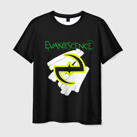 Мужская футболка 3D с принтом Evanescence 1 , 100% полиэфир | прямой крой, круглый вырез горловины, длина до линии бедер | evanescence | fallen | the open door | джен маджура | иванесенс | тим маккорд | трой маклоухорн | уилл хант | эванесенс | эми ли