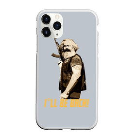 Чехол для iPhone 11 Pro матовый с принтом Карл Маркс , Силикон |  | карл | маркс | о.м.с.к. | революция | сссркапитал