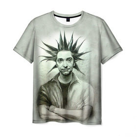 Мужская футболка 3D с принтом Горшок , 100% полиэфир | прямой крой, круглый вырез горловины, длина до линии бедер | арт | киш. король и шут. горшенев