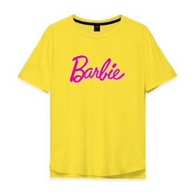 Мужская футболка хлопок Oversize с принтом Барби 3 , 100% хлопок | свободный крой, круглый ворот, “спинка” длиннее передней части | barbie | барби | девочка | девушка | кукла