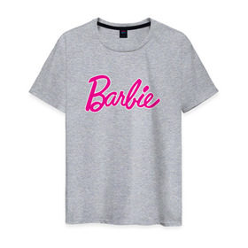 Мужская футболка хлопок с принтом Барби 3 , 100% хлопок | прямой крой, круглый вырез горловины, длина до линии бедер, слегка спущенное плечо. | barbie | барби | девочка | девушка | кукла