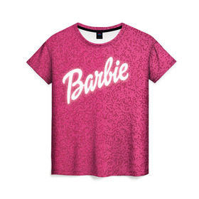 Женская футболка 3D с принтом Барби 7 , 100% полиэфир ( синтетическое хлопкоподобное полотно) | прямой крой, круглый вырез горловины, длина до линии бедер | barbie | барби | девочка | девушка | кукла