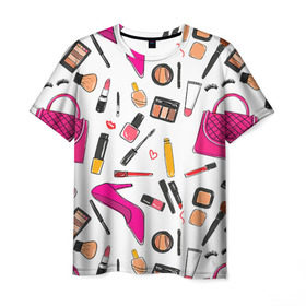 Мужская футболка 3D с принтом Барби 9 , 100% полиэфир | прямой крой, круглый вырез горловины, длина до линии бедер | barbie | барби | девочка | девушка | кукла