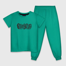 Детская пижама хлопок с принтом Сектор газа 1 , 100% хлопок |  брюки и футболка прямого кроя, без карманов, на брюках мягкая резинка на поясе и по низу штанин
 | сектор газа | хой