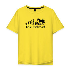 Мужская футболка хлопок Oversize с принтом Настоящая эволюция , 100% хлопок | свободный крой, круглый ворот, “спинка” длиннее передней части | ветеринар | ветеринария | ветеринарный врач | кошка | лошадь | собака | эволюция