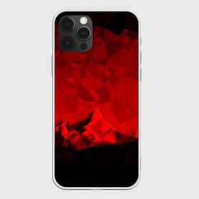 Чехол для iPhone 12 Pro Max с принтом crystal abstract , Силикон |  | Тематика изображения на принте: abstract | gray | lowpoly | polygon | triangle | абстракция | геометрия | полигоны | треугольники