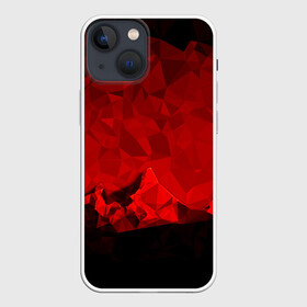 Чехол для iPhone 13 mini с принтом crystal abstract ,  |  | abstract | gray | lowpoly | polygon | triangle | абстракция | геометрия | полигоны | треугольники