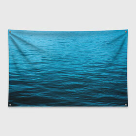Флаг-баннер с принтом Море , 100% полиэстер | размер 67 х 109 см, плотность ткани — 95 г/м2; по краям флага есть четыре люверса для крепления | sea | вода | волны | глубина | дайвинг | лето | океан | отдых | отпуск | пляж | солнце