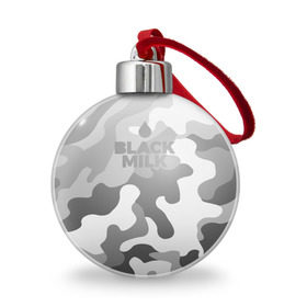 Ёлочный шар с принтом Black Milk Серый Камуфляж , Пластик | Диаметр: 77 мм | black milk | camo | camouflage | gray | pattern | камо | кмуфляж | серый | узор | черное молоко