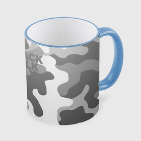 Кружка 3D с принтом Black Milk Серый Камуфляж , керамика | ёмкость 330 мл | black milk | camo | camouflage | gray | pattern | камо | кмуфляж | серый | узор | черное молоко