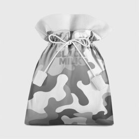 Подарочный 3D мешок с принтом Black Milk Серый Камуфляж , 100% полиэстер | Размер: 29*39 см | Тематика изображения на принте: black milk | camo | camouflage | gray | pattern | камо | кмуфляж | серый | узор | черное молоко