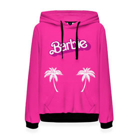 Женская толстовка 3D с принтом Barbie пальмы , 100% полиэстер  | двухслойный капюшон со шнурком для регулировки, мягкие манжеты на рукавах и по низу толстовки, спереди карман-кенгуру с мягким внутренним слоем. | Тематика изображения на принте: badgirl | barbie | beach party | beaches | bride | crew | girl | girlfriends | henparty | pink | power | princess | real girls | superbride | team | девичник | для влюбленных | для подруг | замуж | море | невеста | отдых | пляж | пляжная вечеринка | подру