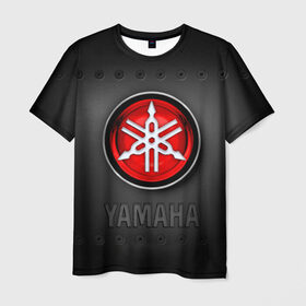 Мужская футболка 3D с принтом Yamaha , 100% полиэфир | прямой крой, круглый вырез горловины, длина до линии бедер | beautiful | brand | car | girl | japanese | logo | motorcycle | mountains | nature | sign | sports | white | yamaha | автомобиль | знак | логотип | марка | мотоцикл | ямаха | японская