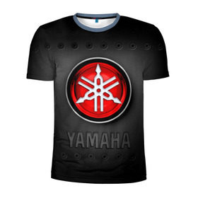 Мужская футболка 3D спортивная с принтом Yamaha , 100% полиэстер с улучшенными характеристиками | приталенный силуэт, круглая горловина, широкие плечи, сужается к линии бедра | beautiful | brand | car | girl | japanese | logo | motorcycle | mountains | nature | sign | sports | white | yamaha | автомобиль | знак | логотип | марка | мотоцикл | ямаха | японская