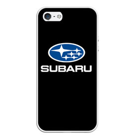 Чехол для iPhone 5/5S матовый с принтом Subaru , Силикон | Область печати: задняя сторона чехла, без боковых панелей | subaru | автомобиль | марка | машина | субару