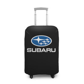 Чехол для чемодана 3D с принтом Subaru , 86% полиэфир, 14% спандекс | двустороннее нанесение принта, прорези для ручек и колес | subaru | автомобиль | марка | машина | субару