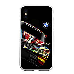 Чехол для iPhone XS Max матовый с принтом BMW , Силикон | Область печати: задняя сторона чехла, без боковых панелей | bmw | авто | бмв | магина | марка