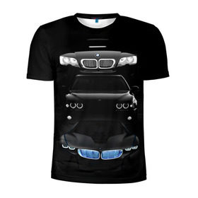 Мужская футболка 3D спортивная с принтом BMW , 100% полиэстер с улучшенными характеристиками | приталенный силуэт, круглая горловина, широкие плечи, сужается к линии бедра | bmw | авто | бмв | магина | марка