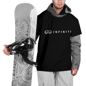 Накидка на куртку 3D с принтом Infiniti , 100% полиэстер |  | авто | инфинити | марка | машина