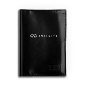 Обложка для автодокументов с принтом Infiniti , натуральная кожа |  размер 19,9*13 см; внутри 4 больших “конверта” для документов и один маленький отдел — туда идеально встанут права | авто | инфинити | марка | машина