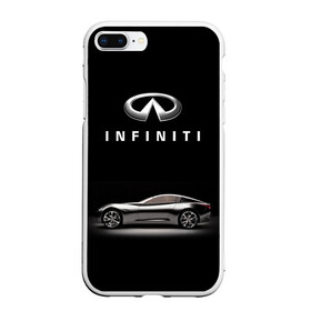 Чехол для iPhone 7Plus/8 Plus матовый с принтом Infiniti , Силикон | Область печати: задняя сторона чехла, без боковых панелей | авто | инфинити | марка | машина