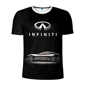 Мужская футболка 3D спортивная с принтом Infiniti , 100% полиэстер с улучшенными характеристиками | приталенный силуэт, круглая горловина, широкие плечи, сужается к линии бедра | авто | инфинити | марка | машина
