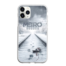Чехол для iPhone 11 Pro матовый с принтом METRO Exodus , Силикон |  | horror | metro | metro 2033 | redux | игра | метро | хоррор