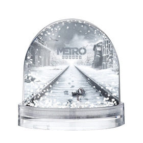 Снежный шар с принтом METRO: Exodus , Пластик | Изображение внутри шара печатается на глянцевой фотобумаге с двух сторон | horror | metro | metro 2033 | redux | игра | метро | хоррор