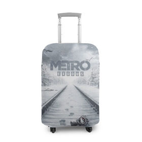 Чехол для чемодана 3D с принтом METRO: Exodus , 86% полиэфир, 14% спандекс | двустороннее нанесение принта, прорези для ручек и колес | horror | metro | metro 2033 | redux | игра | метро | хоррор
