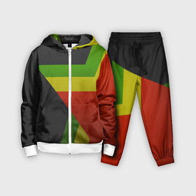 Детский костюм 3D с принтом Black Milk Black Rasta Star ,  |  | 420 | black milk | bob marley | buds | color | jamaica | rasta | rastaman | snoop dogg | star | tricolor | боб марли | бошки | раста | триколор