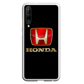 Чехол для Honor P30 с принтом Honda , Силикон | Область печати: задняя сторона чехла, без боковых панелей | авот | марка | машина | хонда